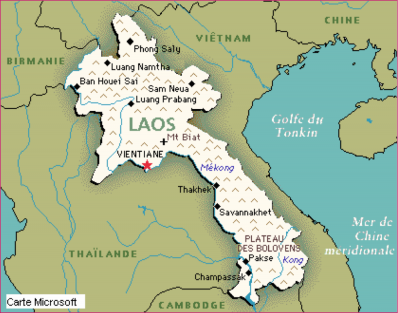 Carte oudomsai
